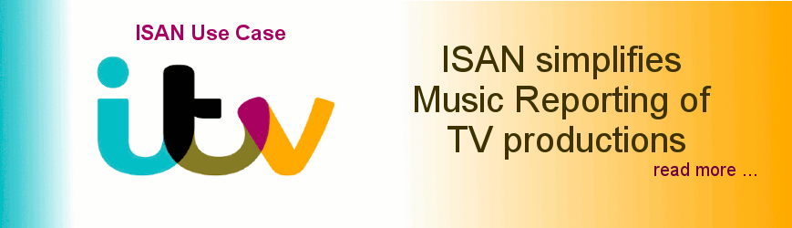 ISAN simplifies Music Reporting of TV productions